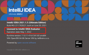IDEA最新激活教程，支持2021.2022，无限试用30天，亲测可用
